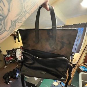 Coach Bag, Crossbody, Black and Camouflaged